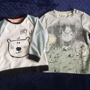 Bundle of two cute toddler longsleves size 3